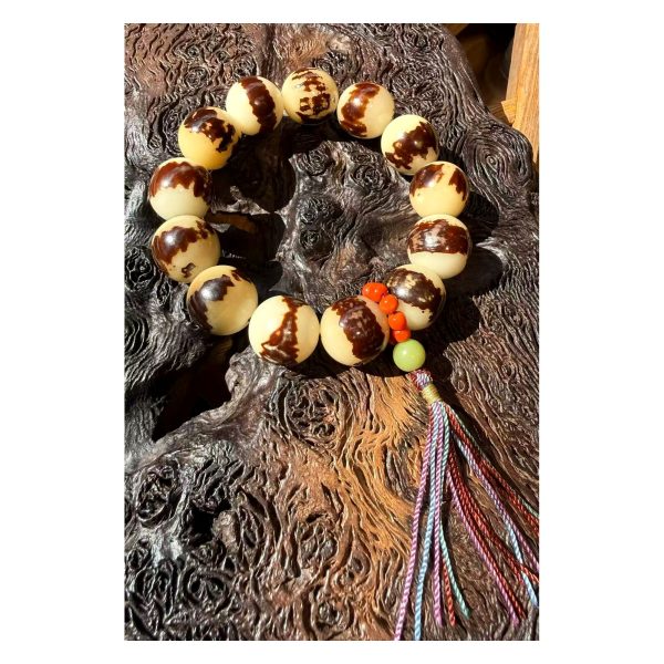 Bodhi Pattern Tassel Bracelet — full product view Bodhi Pattern Tassel Bracelet — full product view