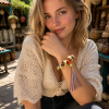 Bodhi Pattern Tassel Bracelet — young Western woman styling view Bodhi Pattern Tassel Bracelet — young Western woman styling view