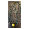 Golden Orb Cord Necklace — full product view