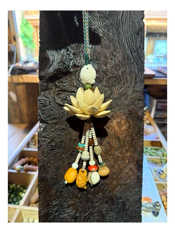 Lotus Grace Necklace — faithful square product view