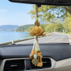 Lotus Journey Charm — car hanging landscape lifestyle view