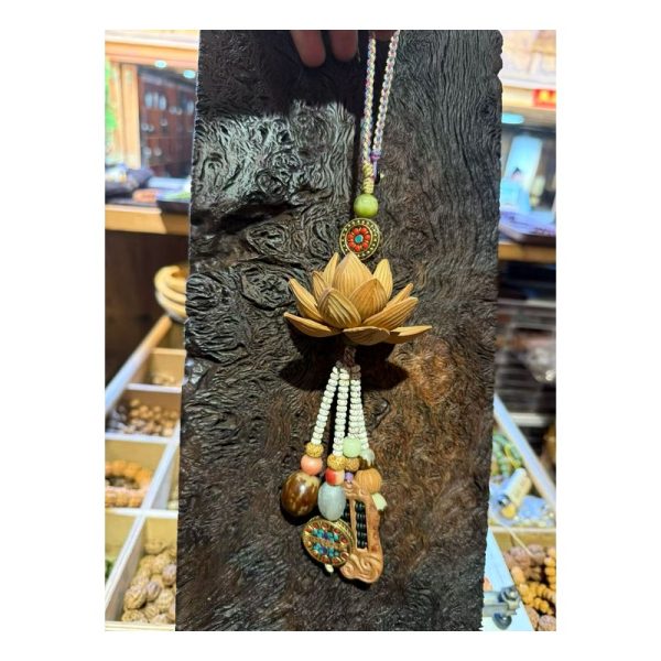 Lotus Journey Charm — faithful square product view