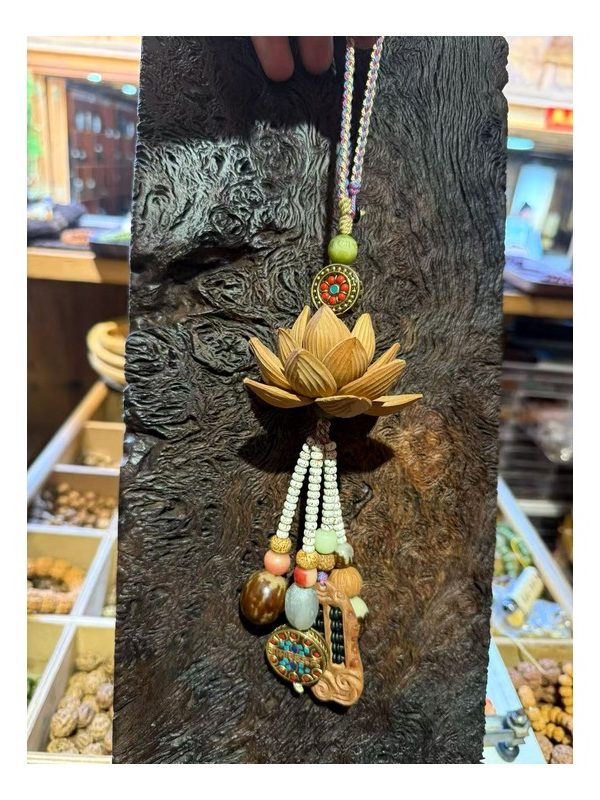 Lotus Journey Charm — faithful square product view