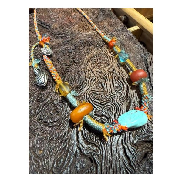 Nomad Color Braided Necklace — faithful square product view Nomad Color Braided Necklace — faithful square product view