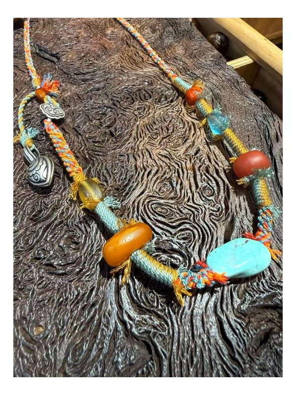 Nomad Color Braided Necklace — faithful square product view