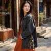 Nomad Multi-Drop Charm — young East Asian woman styling view