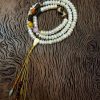Pearl & Pattern Long Necklace — close product detail Pearl & Pattern Long Necklace — close product detail