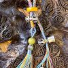 Rainbow Tassel Knot Charm — close product detail