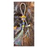 Rainbow Tassel Knot Charm — full product view