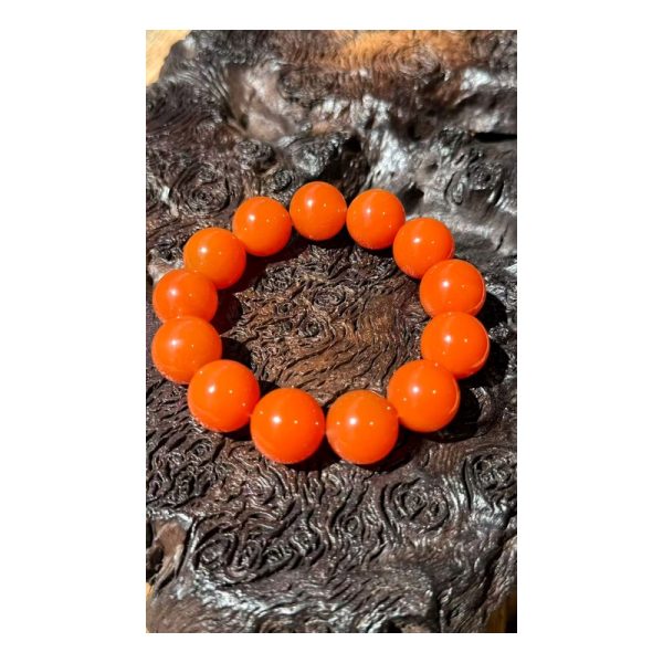 Sunset Round-Bead Bracelet — faithful square product view
