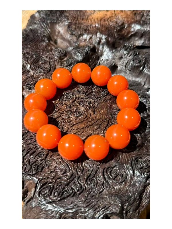 Sunset Round-Bead Bracelet — faithful square product view
