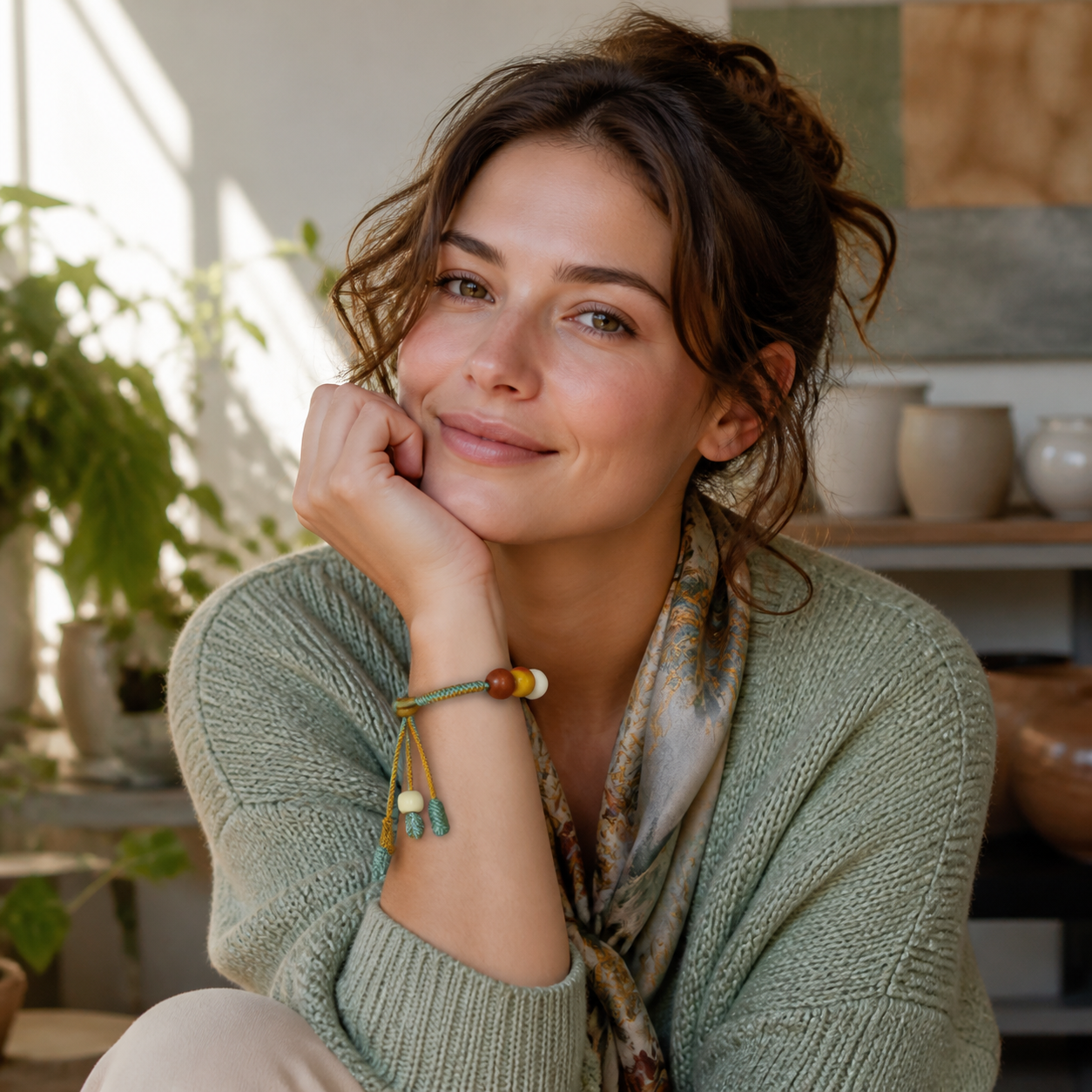 Verdant Harmony Bracelet lifestyle view