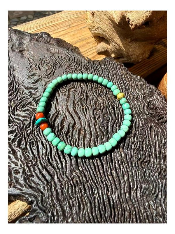 Verdant Round-Bead Bracelet — faithful square product view