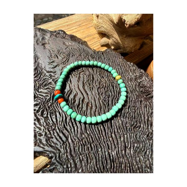 Verdant Round-Bead Bracelet — full product view Verdant Round-Bead Bracelet — full product view
