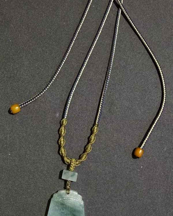 Verdant Tablet Cord Pendant — close product detail