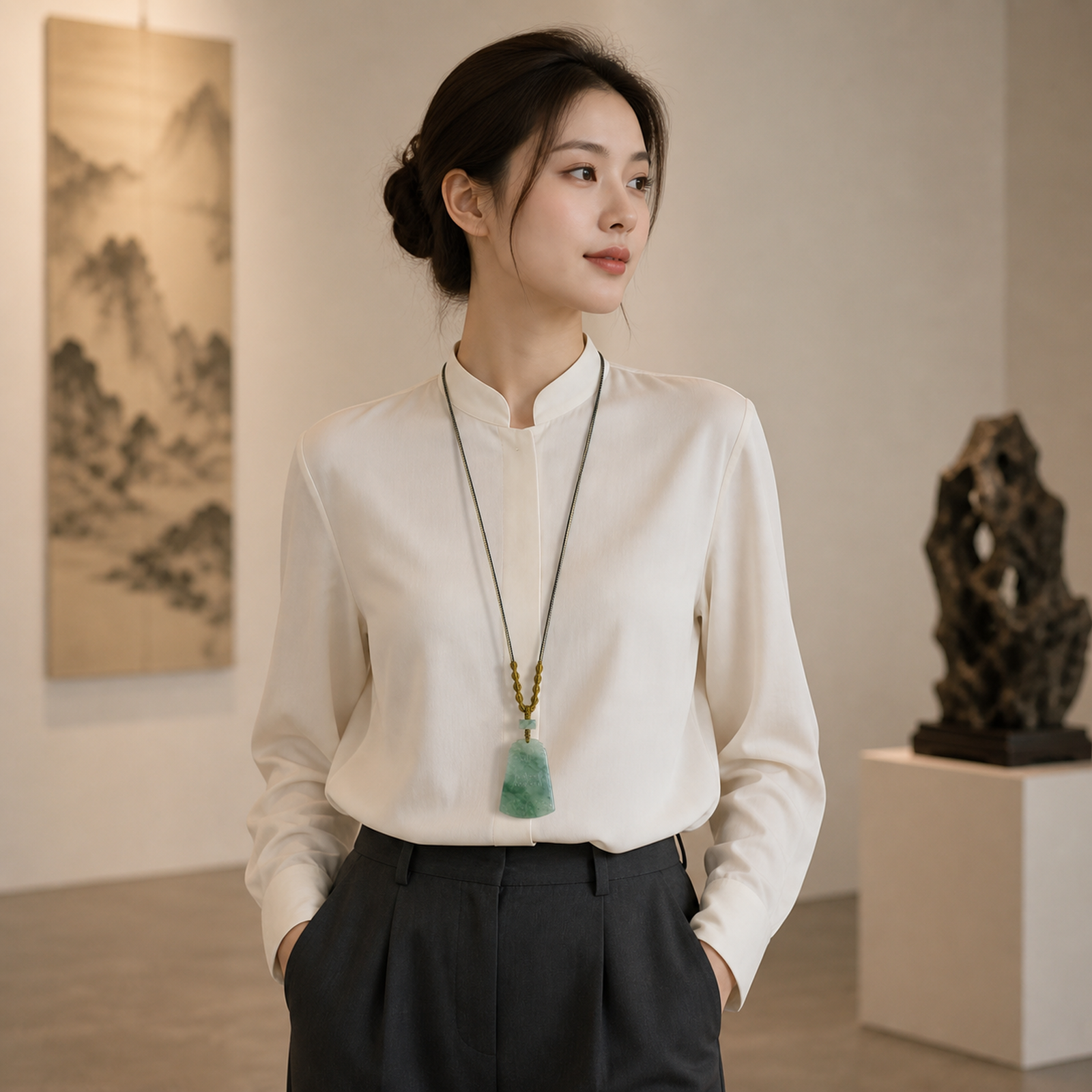 Verdant Tablet Cord Pendant lifestyle view